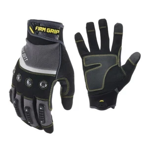 Firm Grip Heavy Duty Work Gloves M Finger Protection Carbon Knuckle Touchscreen - Picture 1 of 5