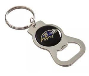 (12) Baltimore Ravens Metal Keychain Bottle Opener NFL Football Licensed 12 Pack - Picture 1 of 2
