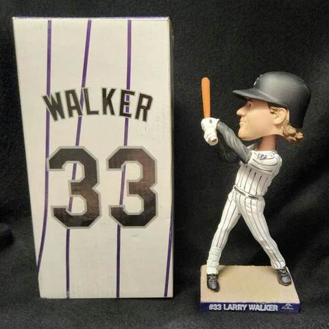 Larry Walker #33 Colorado Rockies 20th Anniversary Bobblehead 2013 SGA Cover