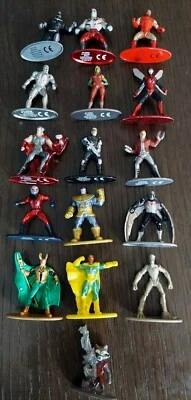 Jada Toys Marvel Nano Metalfigs MiniFiguras DieCast Metal Personalizado Lote 16 Figuras. Foto 1 de 4
