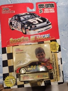 Racing Champions #24 Jeff Gordon NASCAR 1995 Edition Collector Card and Display - Picture 1 of 8