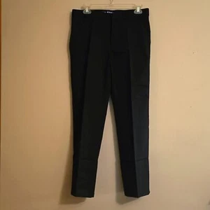 New French Toast boys relaxed size 14 Husky black twill pants adjustable waist - Picture 1 of 10