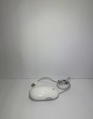 Apple Mighty Mouse - Excellent Condition - USB Wired - Model A1152 - Image 1 of 2