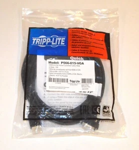 Tripp-Lite HDMI to VGA Active Adapter Cable, 4.6 Meter (15 Ft) *New* P566015VGA - Picture 1 of 4
