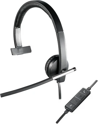 Logitech H650E A-00050 USB Monaural Headset - P/N 881-000249 - Image 1 of 2