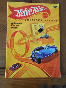 Rarität Heisse Räder Hot Wheels Redliner Heft Album Klebealbum Malbuch ca. 70er