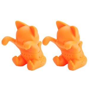 2 PCS Steeping Ball Cat Tea Infuser Kid Toys Simple and Stylish