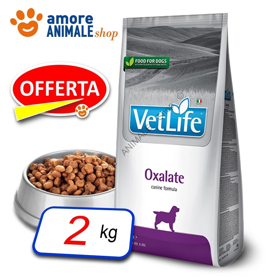 Farmina Dog Vet Life Natural Diet → Oxalate - 2 kg - Mangime Cane, Cani - Immagine 1 di 1