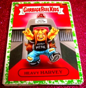 2021 TOPPS Garbage Pail Kids Go On Vacation "HEAVY HARVEY" #49b Green Border - Picture 1 of 1