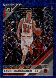 Donruss Optic Blue Velocity #84 2019-20 Lauri Markkanen - casi nuevo-como nuevo - Imagen 1 de 2
