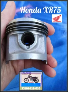 HONDA XR75 PISTON,RINGS,WRIST PIN,STANDARD,FIT 73-76,13101-116-010,13011-116-004 - Picture 1 of 13