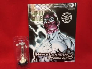 DC SUPERHERO FIG COLL MAG #8 WHITE LANTERN SINESTRO EAGLEMOSS PUBLICATIONS LTD - Picture 1 of 8