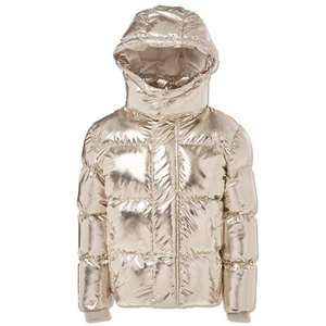 Jordan Craig Metallic Hooded Bubble Toddler Jacket Metallic Gold 91542MK-GOLD - Picture 1 of 4