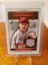 2009 SP Legendary Cuts Destined for History Memorabilia #RJ Randy Johnson Jersey
