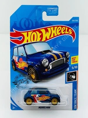 Hot Wheels 2019 SUPER Treasure Hunt MORRIS MINI Blue NEW in BLISTER !!! - Image 1 of 2