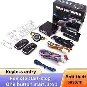 Car Alarm keyless entry start Systems Remote Central Door Lock Keyless System US - Picture 1 of 37