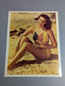 Jane Russell Hand Signed 8x10 Photo Autograph, Glossy - Picture 1 of 3