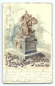 c.1900 Wilhelm II Monument Unveiling Postcard Hildesheim Germany Art Nouveau - Picture 1 of 2