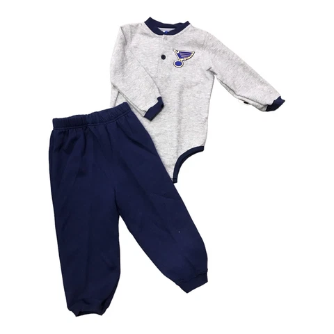 NHL St. Louis Blues Toddler 2 Piece Bodysuit and Pant Set Cover