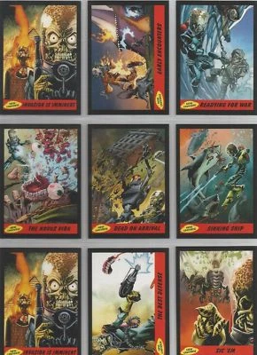 2012 TOPPS MARS ATTACKS HERITAGE GUIDE TO THE NEW UNIVERSE INSERT SET 15 CARDS - Image 1 of 4