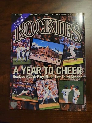 1995 Colorado Rockies Special Edition Program and 2 scorecards - Image 1 of 3
