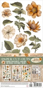 Stamperia Golden Harmony Paper Cut-Outs, 4 hojas de papel manualidades en papel - Imagen 1 de 8