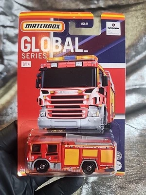 Matchbox Global Series Scania P 360 Fire Truck Red 9/14 - Image 1 of 4