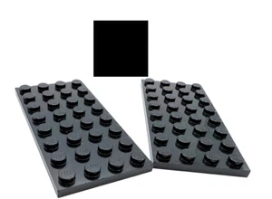 LEGO® 2x Platte 4x8 schwarz 3035 Black 303526 beidseitig bebaubar Star Wars MOC - Bild 1 von 8
