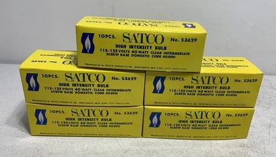 Satco S3629 High Intensity 40W 115-125V Intermediate Screw Base (Lot of 50) - Image 1 of 4