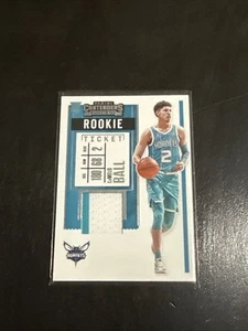 Muestras de boletos Lamelo Ball RC Rookie 2020-21 Panini Contenders #RS-LMB Hornets - Imagen 1 de 2