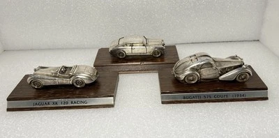 TRE MODELLINI AUTO FINITURA S.PLATE  BY BREBBIA ,SERIE NUMERATE SU 500 Esemplari - Immagine 1 di 4