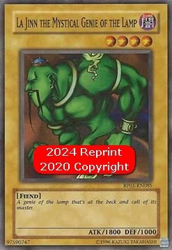 La Jinn the Mystical Genie of the Lamp (V.2) RP01-EN085 Super Rare Englisch Neu - Bild 1 von 2