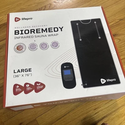 LifePro Far Infrared Sauna Blanket - Black Large 36x76 - Image 1 of 4