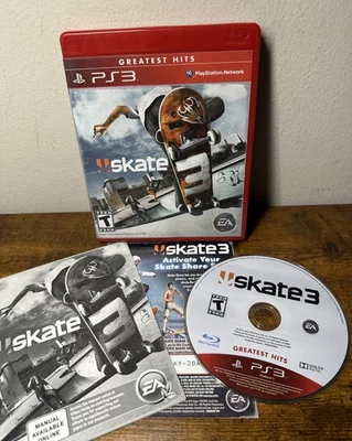 Skate 3 (PlayStation 3 Greatest Hits, 2010) Complete w/ Manual PS3 TESTED - Image 1 of 4