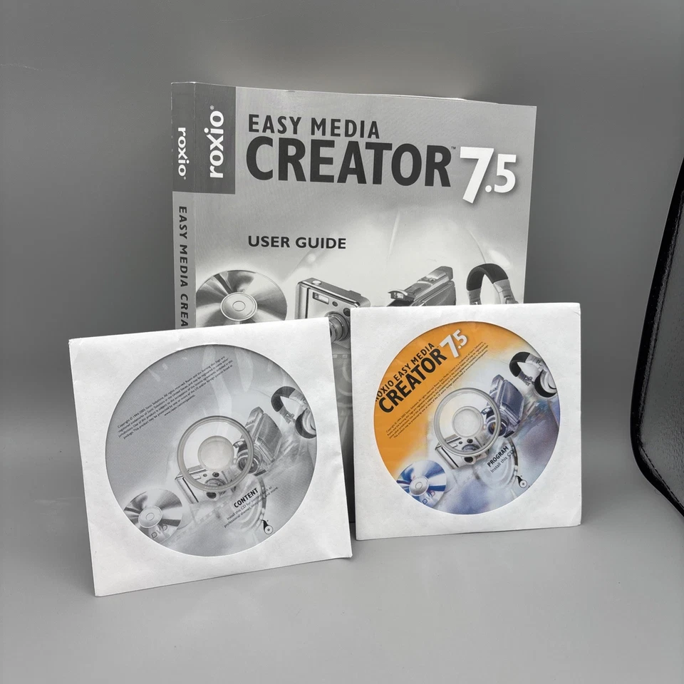 Roxio Easy Media Creator 7.5 w/Product Key Windows XP 2000 Digital Media - Image 1 of 2