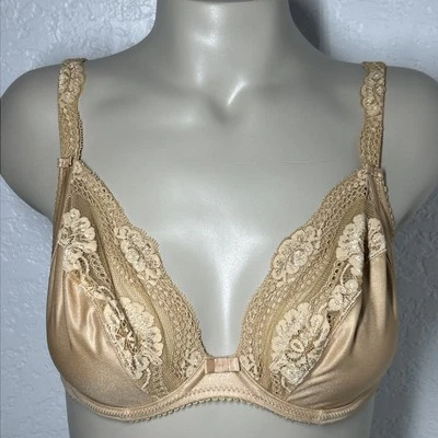 Prima Donna Underwire Bra Menton UK 32E Full Cup Lingerie Café Latte Beige Lace - Image 1 of 4
