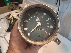 1960s IH International Scout 800 Scout 80 ? Speedo Odometer Gauge Untested - Picture 1 of 10