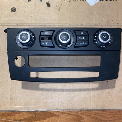 2008 - 2010 宝马 528i 交流电加热器气候温度收音机控制 SWITH 原始设备制造商 — 第 1/2 张图片