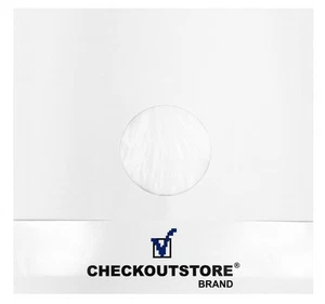 COS Paper Record Inner Sleeves Polylined With Hole for 12" Vinyl 33 RPM - Picture 1 of 1