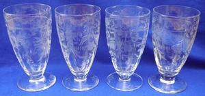 Rock Sharpe 2011-15 (4) Iced Tea Glasses, 5 5/8"   (B18) - Picture 1 of 12