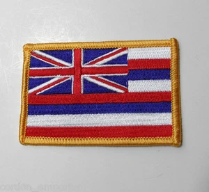 UNITED STATES HAWAII STATE EMBROIDERED PATCH 2 X 3 INCHES - Picture 1 of 1