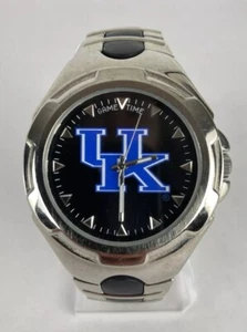 University Of Kentucky GameTime 42mm Silver Quartz Watch w/Bracelet & Battery - Picture 1 of 9