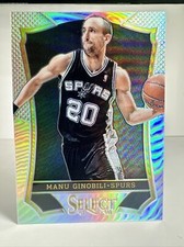 2013-14 Panini Select Silver Prizm MANU GINOBILI Spurs