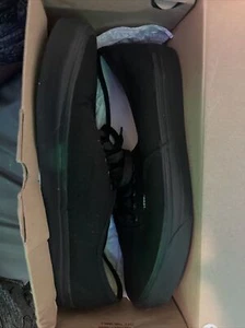 Vans Off The Wall "Authentic" Sneakers (Black/Black) Unisex Skate Vulc Shoes - Picture 1 of 3
