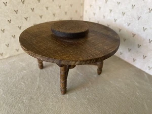 Casa delle bambole scala 1:12 Lazy Susan tavolo di Rinco Ltd - Foto 1 di 9