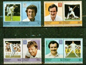 TUVALU  –1984-1985 – CRICKET PLAYERS– VF ** - Picture 1 of 3