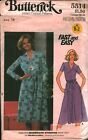 5514 Vintage Butterick Sewing Pattern Misses Fast Easy Semi Fitted Dress Oop Sew