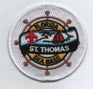 Florida High Adventure Sea Base "St. Thomas" Patch, Mint! - Picture 1 of 1