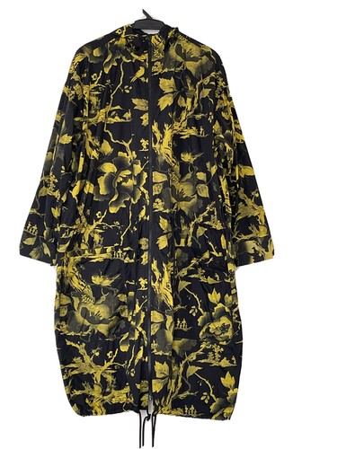 ALEXANDER MCQUEEN MCQ Alexanger Mcqueen stampa floreale in rondine capispalla oversize tuta con cappuccio