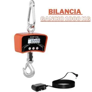 Bilancia Dinamometro da gru 1000 kg con gancio industriale a sospensione - Foto 1 di 8